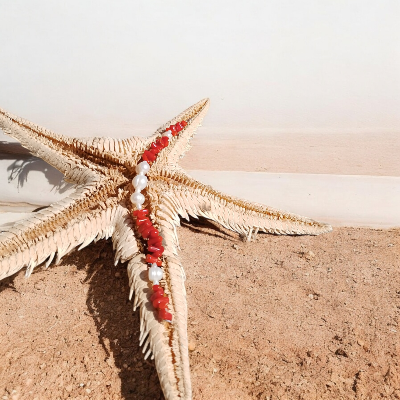 سوار مرجان فاخر – اختيار راقٍ لمن يعشق اللمسات الطبيعية - صورة 2